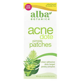 Alba Botanica, Acne DoteĀ® Pimple Patches, 40 Single Use Hydrocolloid Patches