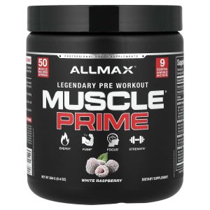 ALLMAX, Muscle Prime®, Legendary Pre-Workout, White Raspberry, 9.4 oz (266 g)