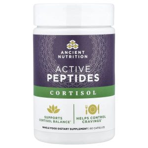 Ancient Nutrition, Active Peptides, Cortisol, 60 Capsules