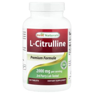 Best Naturals, L-Citrulline, 120 Tablets (1,000 mg per Tablet)