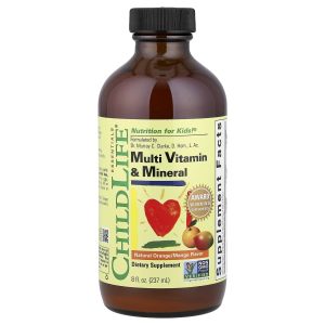 ChildLife Essentials, Multi Vitamin & Mineral, Natural Orange/Mango, 8 fl oz (237 ml)