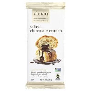 Chuao Chocolatier, Dark Chocolate Bar, Salted Chocolate Crunch, 2.8 oz (80 g)