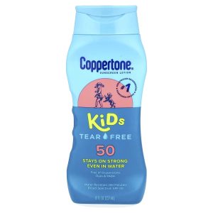 Coppertone, Kids, Tear Free Sunscreen Lotion, SPF 50, 8 fl oz (237 ml)