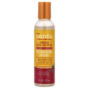 Cantu, Detangling Primer with Jamaican Black Castor Oil & Cocoa Butter, 6 fl oz (177 ml)