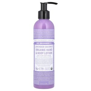 Dr. Bronner's, Organic Hand & Body Lotion, Lavender Coconut, 8 fl oz (237 ml)