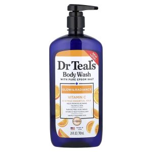 Dr. Teal's, Body Wash with Pure Epsom Salt, Glow & Radiance, 24 fl oz (710 ml)