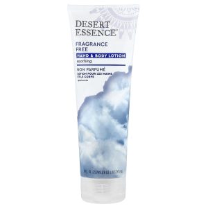 Desert Essence, Hand & Body Lotion, Fragrance Free, 8 fl oz (237 ml)