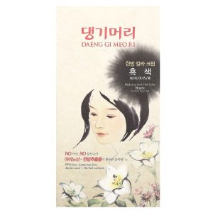 DAENG GI MEO RI, Medicinal Herb Hair Color, Black, 1 Kit