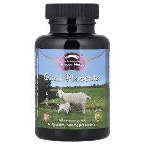 Dragon Herbs, Goat Placenta, 60 Capsules (500 mg per Capsule)