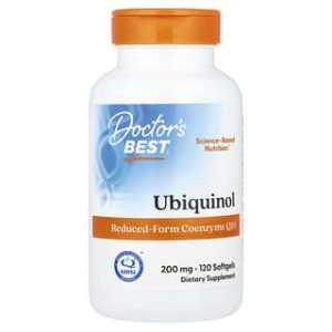 Doctor's Best, Ubiquinol, 200 mg, 120 Softgels