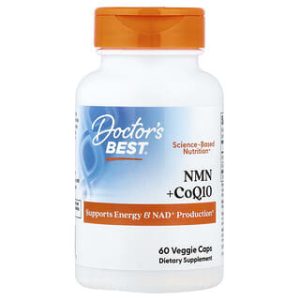 Doctor's Best, NMN + CoQ10, 60 Veggie Caps