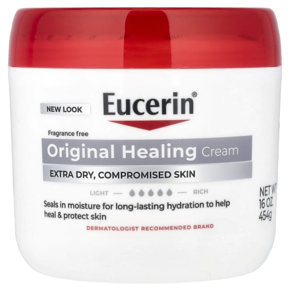 Eucerin, Original Healing Cream, Extremely Dry, Compromised Skin, Fragrance Free, 16 oz (454 g)