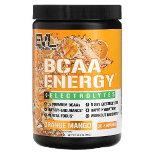 EVLution Nutrition, BCAA Energy® + Electrolytes, Orange Mango, 11.7 oz (333 g)