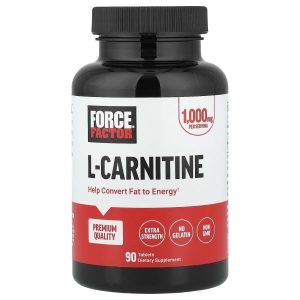 Force Factor, L-Carnitine, 1,000 mg, 90 Tablets