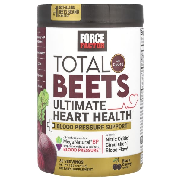 Force Factor, Total BeetsĀ® With CoQ10, Ultimate Heart Health, Black Cherry, 8.99 oz (255 g)