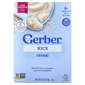 Gerber, Rice Cereal, 6+ Months, 8 oz (227 g)