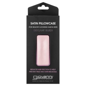 Giovanni, Satin Pillowcase, Elegant Blush, 1 Pillowcase