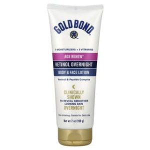 Gold Bond, Age Renew®, Retinol Overnight, Body & Face Lotion, 7 oz (198 g)