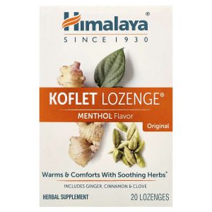 Himalaya, Koflet Lozenge®, Original, Menthol, 20 Lozenges