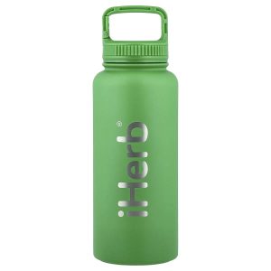 iHerb Goods, iHerb® Bohtal Insulated Sports Bottle, Green, 32 oz (960 ml)