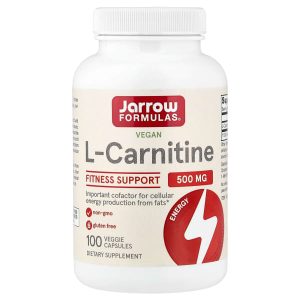 Jarrow Formulas, Vegan L-Carnitine, 500 mg, 100 Veggie Capsules