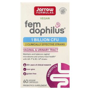 Jarrow Formulas, Vegan Fem Dophilus, 1 Billion CFU , 60 Veggie Capsules