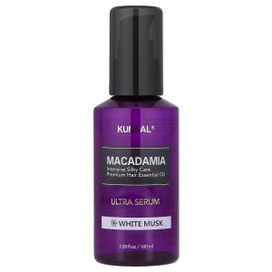 Kundal, Macadamia Ultra Hair Serum, White Musk, 3.38 fl oz (100 ml)