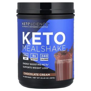 Keto Science, Keto Meal Shake, Chocolate Cream, 20.49 oz (581 g)