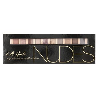 L.A. Girl, Beauty Brick, 12 Color Eye Palette, GES331 Nudes, 0.42 oz (12 g)