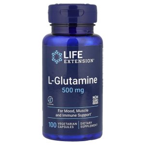 Life Extension, L-Glutamine, 500 mg, 100 Vegetarian Capsules