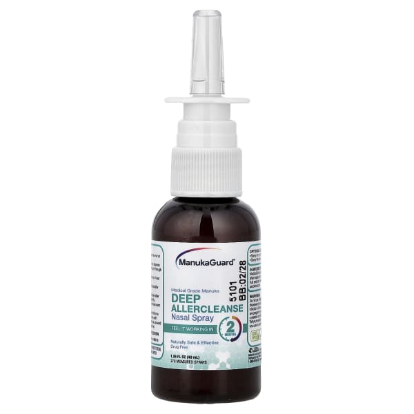ManukaGuard, Medical Grade Manuka, Deep Allercleanse Nasal Spray, 1.35 fl oz ( 40 ml)
