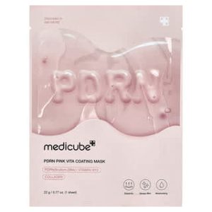 Medicube, PDRN Pink Vita Coating Beauty Mask, 1 Sheet, 0.77 oz (22 g)