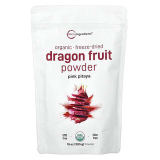 Micro Ingredients, Organic Dragon Fruit Powder, Freeze-Dried, 10 oz (283 g)