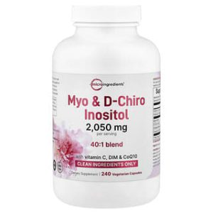 Micro Ingredients, Myo & D-Chiro Inositol, 240 Vegetarian Capsules