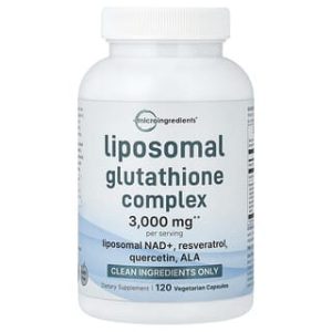 Micro Ingredients, Liposomal Glutathione Complex, 120 Vegetarian Capsules