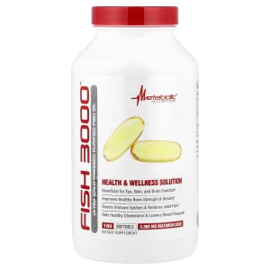 Metabolic Nutrition, Fish 3000™, 180 Softgels (1,000 mg per Softgel)