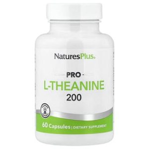 NaturesPlus, Pro L-Theanine 200, 60 Capsules (200 mg per Capsule)