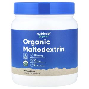Nutricost, Organic Maltodextrin, Unflavored, 1 lb (454 g)