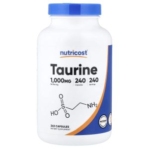 Nutricost, Taurine, 1,000 mg, 240 Capsules