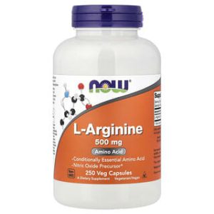 NOW Foods, L-Arginine, 500 mg, 250 Veg Capsules