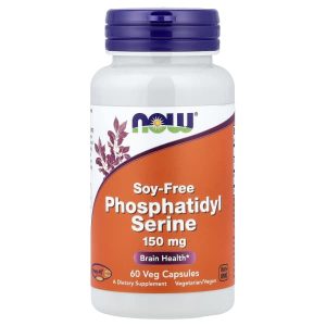 NOW Foods, Phosphatidyl Serine, Soy-Free, 60 Veg Capsules