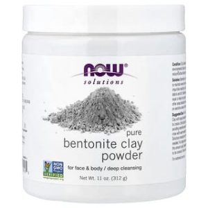 NOW Foods, Solutions, Pure Bentonite Clay Powder, 11 oz (312 g)