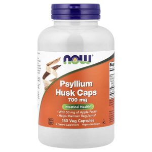 NOW Foods, Psyllium Husk Caps, 180 Veg Capsules