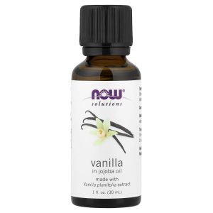 NOW Foods, Solutions, Vanilla in Jojoba Oil, 1 fl oz (30 ml)