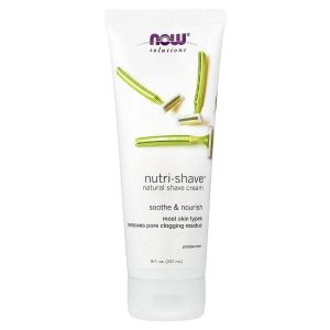 NOW Foods, Solutions, Nutri-Shave™, Natural Shave Cream, 8 fl oz (237 ml)