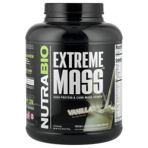 NutraBio, Extreme Mass, Vanilla, 6 lb (2,722 g)