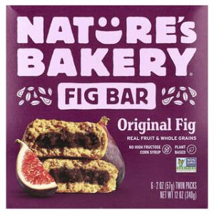 Nature's Bakery, Fig Bar, Original Fig, 6 Twin Packs, 2 oz (57 g) Each