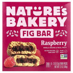 Nature's Bakery, Fig Bar, Raspberry, 6 Twin Packs, 2 oz (57 g) Each