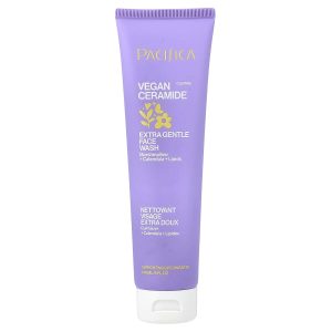Pacifica, Vegan Ceramide, Extra Gentle Face Wash, Fragrance Free, 5 fl oz (148 ml)