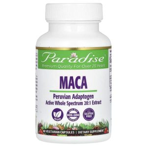 Paradise Herbs, Maca, 60 Vegetarian Capsules (250 mg per Capsule)